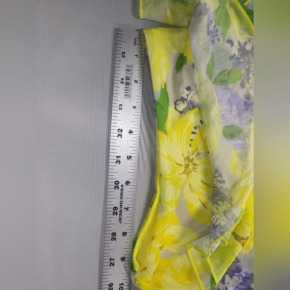 Zara Yellow Floral Mini Dress - Picture 5 of 7
